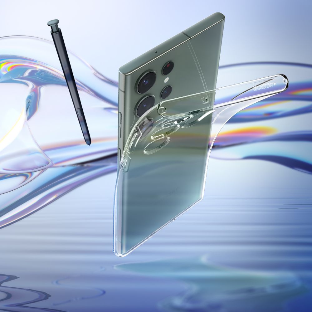 Pokrowiec etui Spigen Liquid Crystal przeroczyste SAMSUNG Galaxy S23 Ultra / 11