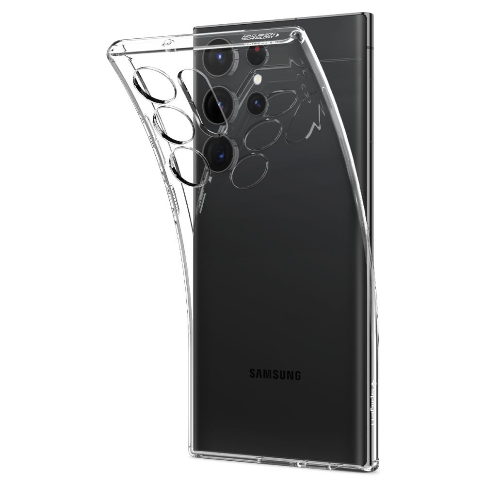 Pokrowiec etui Spigen Liquid Crystal przeroczyste SAMSUNG Galaxy S23 Ultra / 6