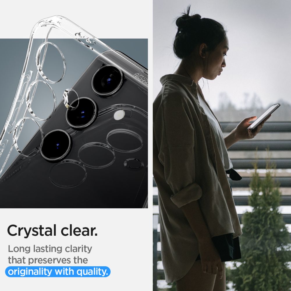 Pokrowiec etui Spigen Liquid Crystal przeroczyste SAMSUNG Galaxy S24 / 10