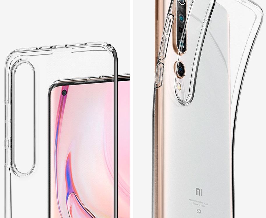 Pokrowiec etui Spigen Liquid Crystal Prze�roczyste Xiaomi Mi 10 / 8