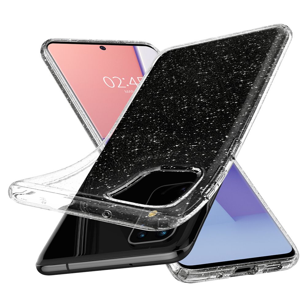 Pokrowiec Etui Spigen Liquid Crystal Glitter Przeroczyste SAMSUNG Galaxy S20+ / 8
