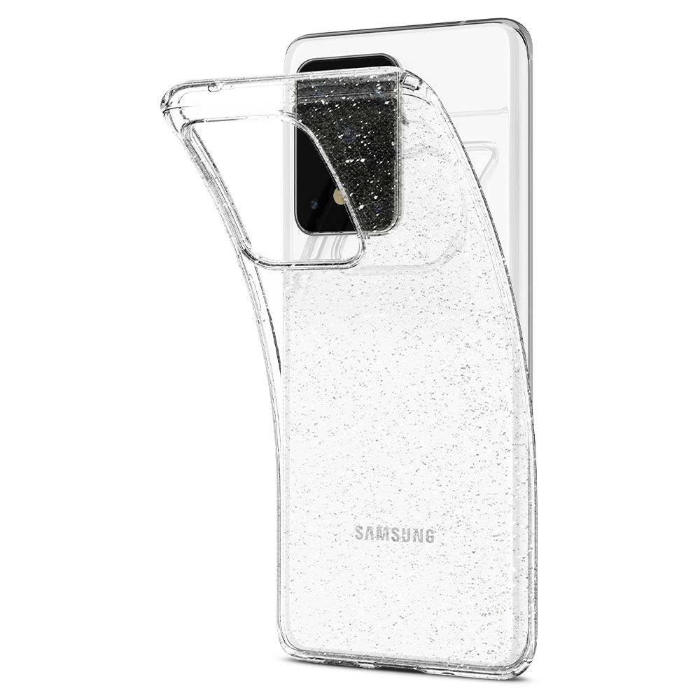 Pokrowiec Etui Spigen Liquid Crystal Glitter Przeroczyste SAMSUNG Galaxy S20 Ultra / 6
