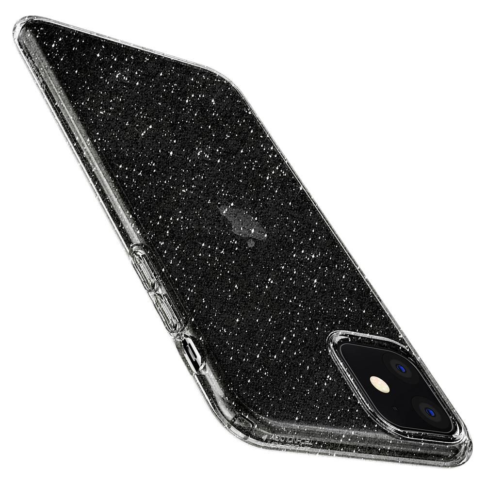 Pokrowiec etui Spigen Liquid Glitter Przeroczyste APPLE iPhone 11 / 4