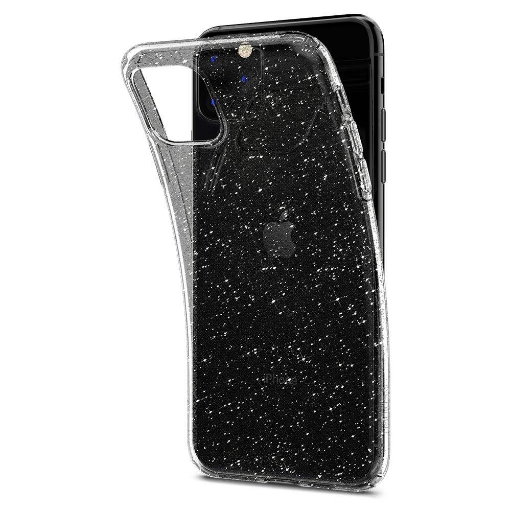 Pokrowiec etui Spigen Liquid Glitter Przeroczyste APPLE iPhone 11 Pro Max / 5