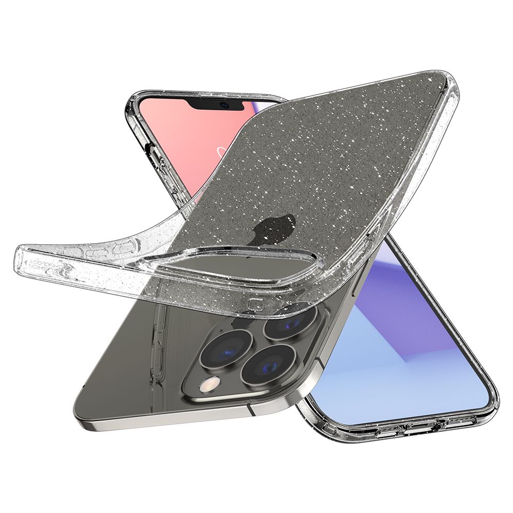 Pokrowiec etui Spigen Liquid Glitter przeroczyste APPLE iPhone 13 Pro Max / 7