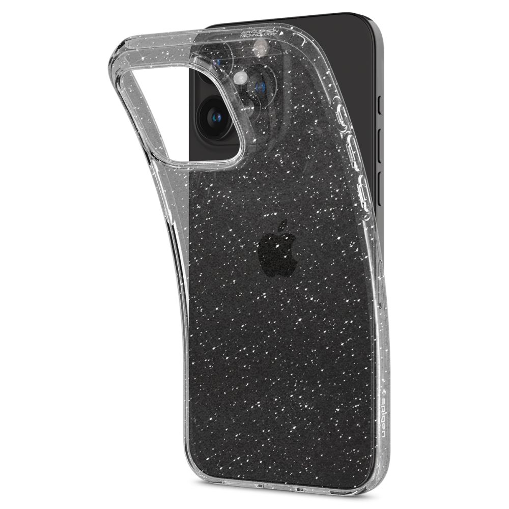 Pokrowiec etui Spigen Liquid Glitter przeroczyste APPLE iPhone 15 Pro / 6