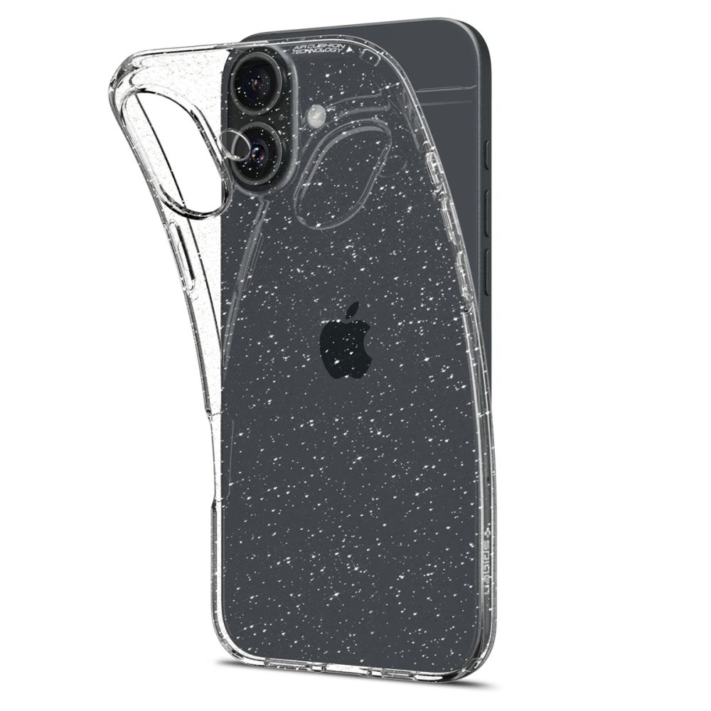 Pokrowiec etui Spigen Liquid Glitter prze�roczyste APPLE iPhone 16 Plus / 3