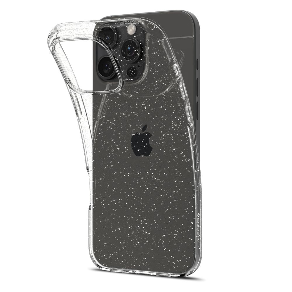 Pokrowiec etui Spigen Liquid Glitter przeroczyste APPLE iPhone 16 Pro Max / 2