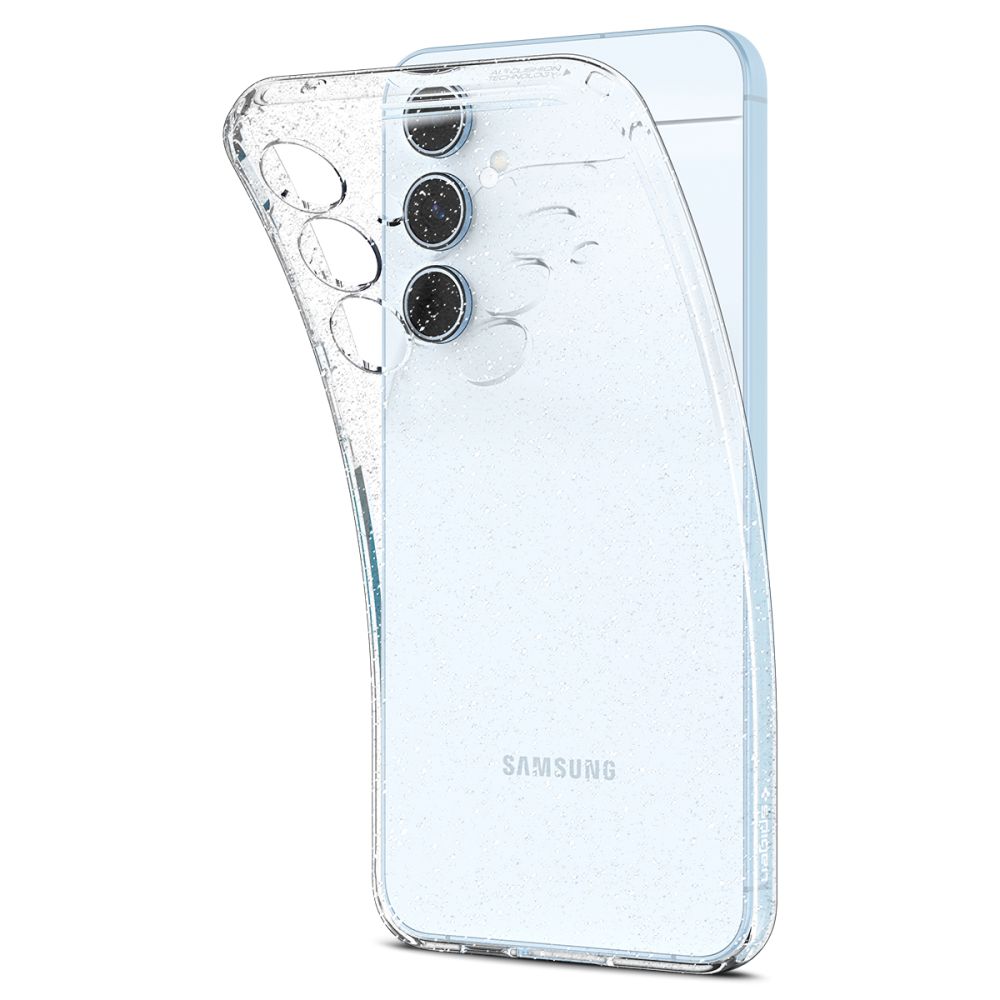 Pokrowiec etui Spigen Liquid Glitter przeroczyste SAMSUNG Galaxy A55 5G / 11
