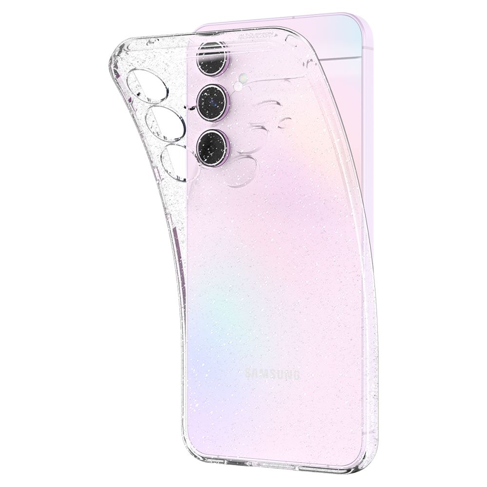 Pokrowiec etui Spigen Liquid Glitter przeroczyste SAMSUNG Galaxy A55 5G / 12
