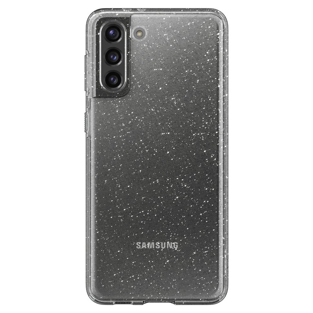 Pokrowiec etui Spigen Liquid Glitter przeroczyste SAMSUNG Galaxy S21 / 2