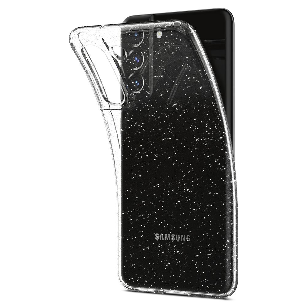 Pokrowiec etui Spigen Liquid Glitter przeroczyste SAMSUNG Galaxy S21 FE / 6