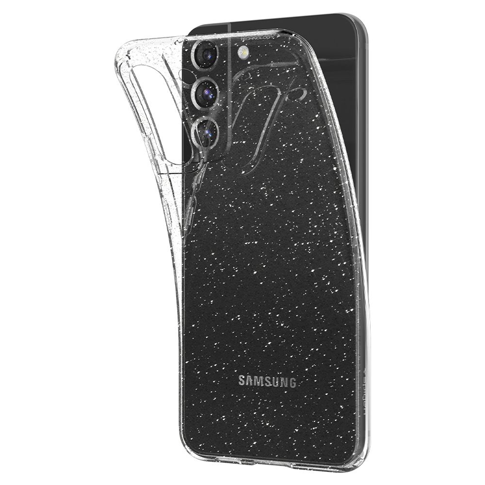 Pokrowiec etui Spigen Liquid Glitter przeroczyste SAMSUNG Galaxy S22+ / 6