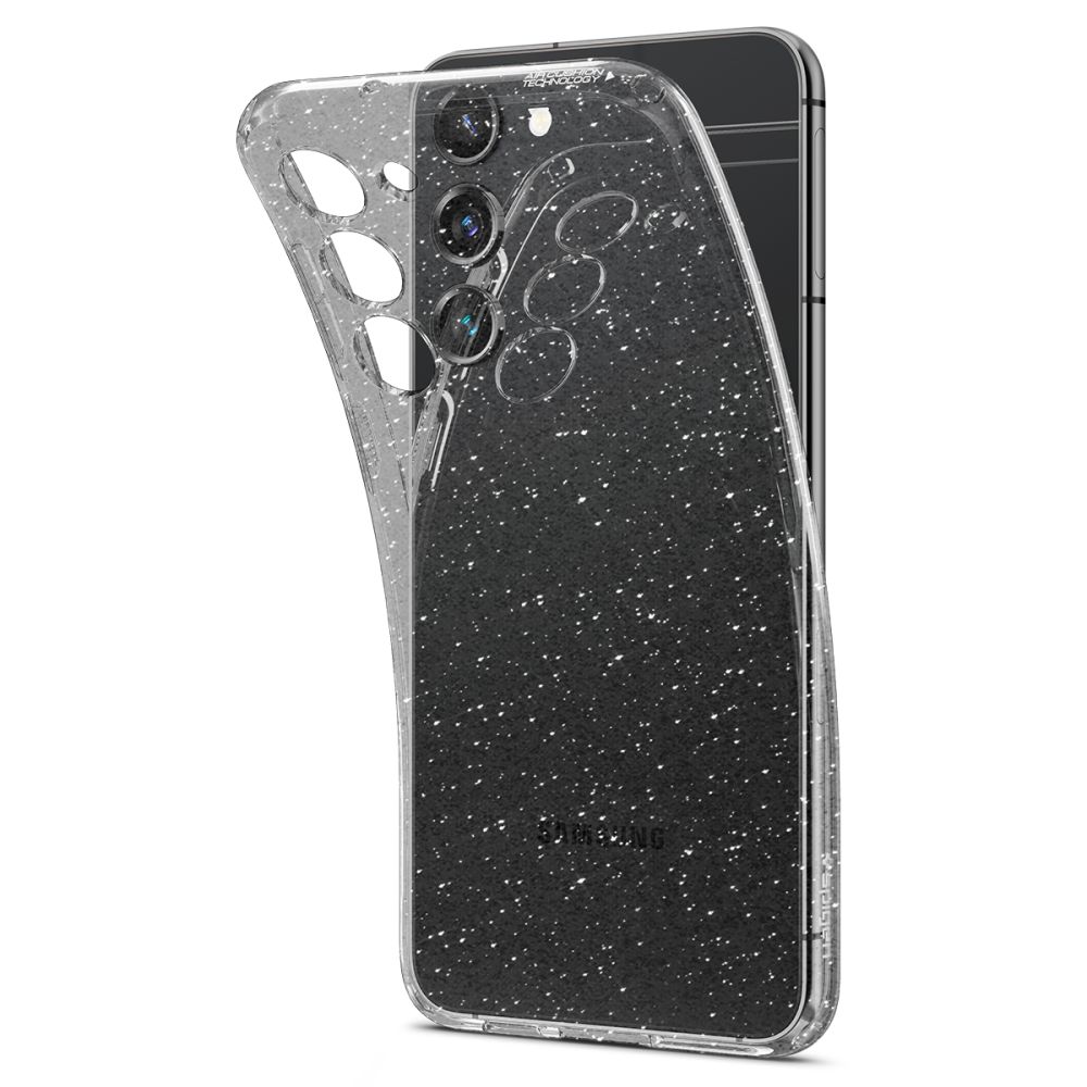 Pokrowiec etui Spigen Liquid Glitter przeźroczyste SAMSUNG Galaxy S23 Plus / 6