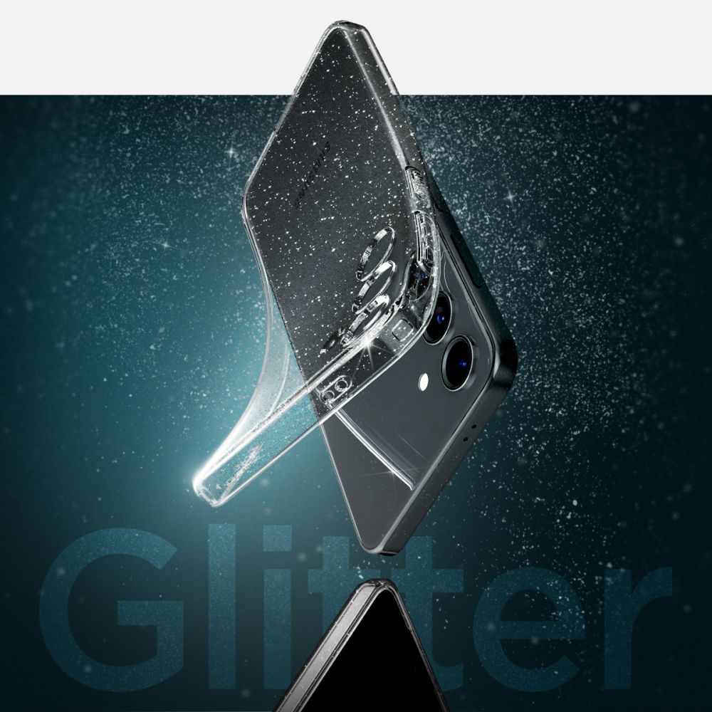 Pokrowiec etui Spigen Liquid Glitter przeroczyste SAMSUNG Galaxy S24 / 10