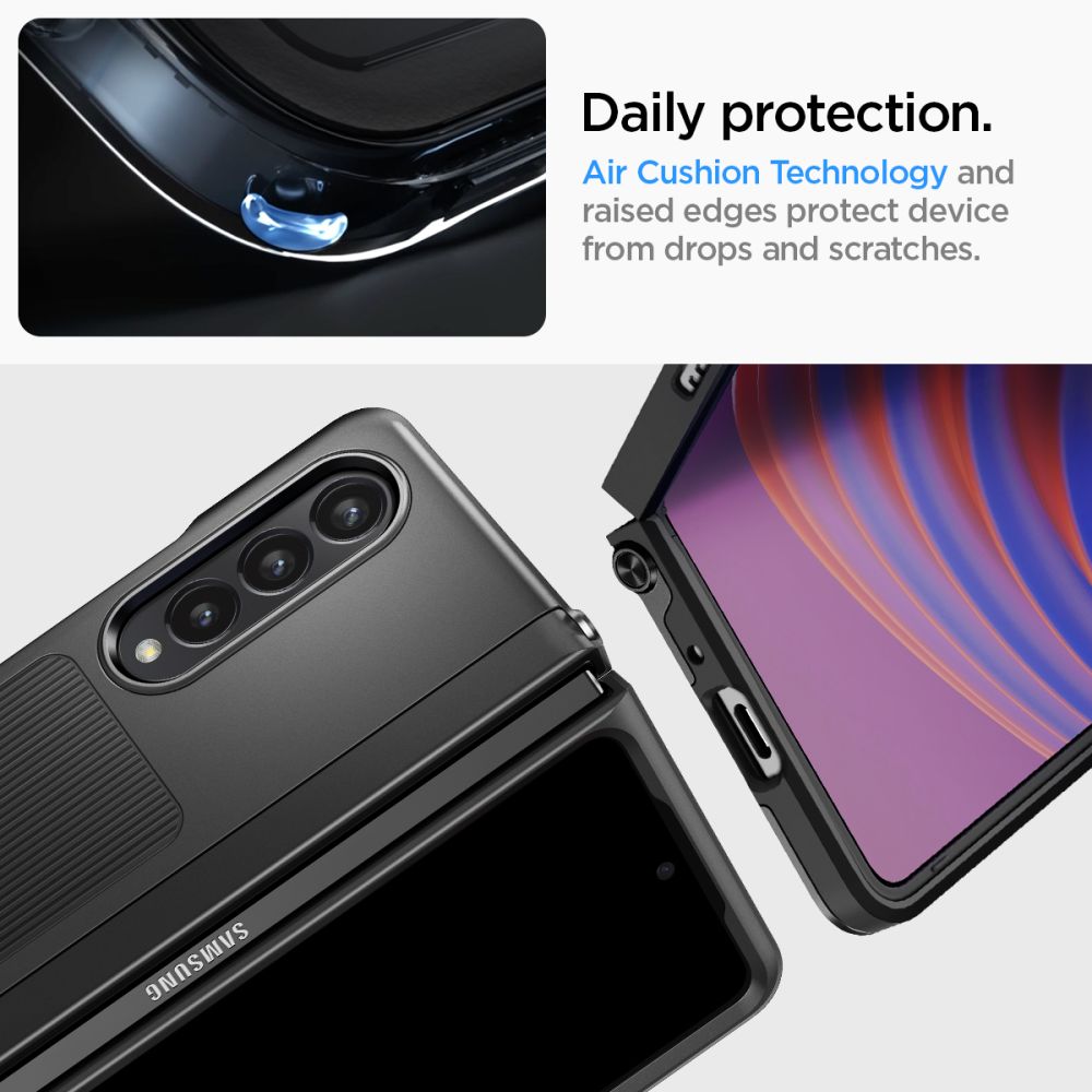 Pokrowiec etui Spigen Neo Hybrid S czarne SAMSUNG Galaxy Z Fold 4 / 5