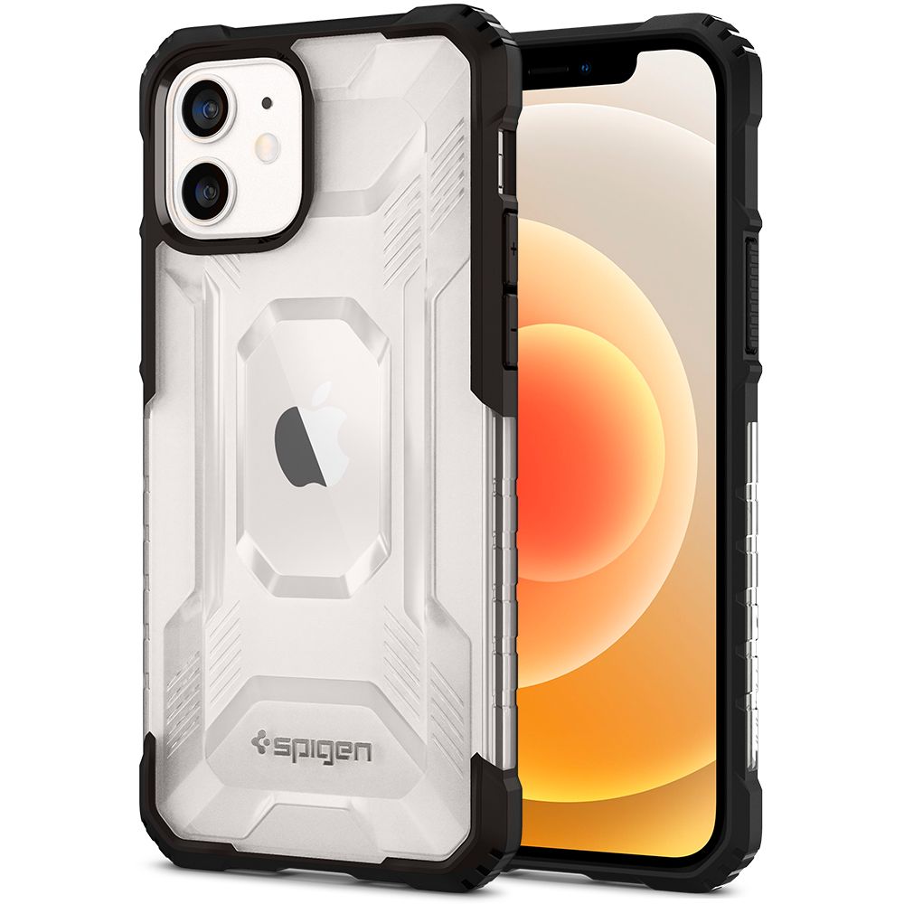 Pokrowiec etui Spigen Nitro Force czarne APPLE iPhone 12 / 7