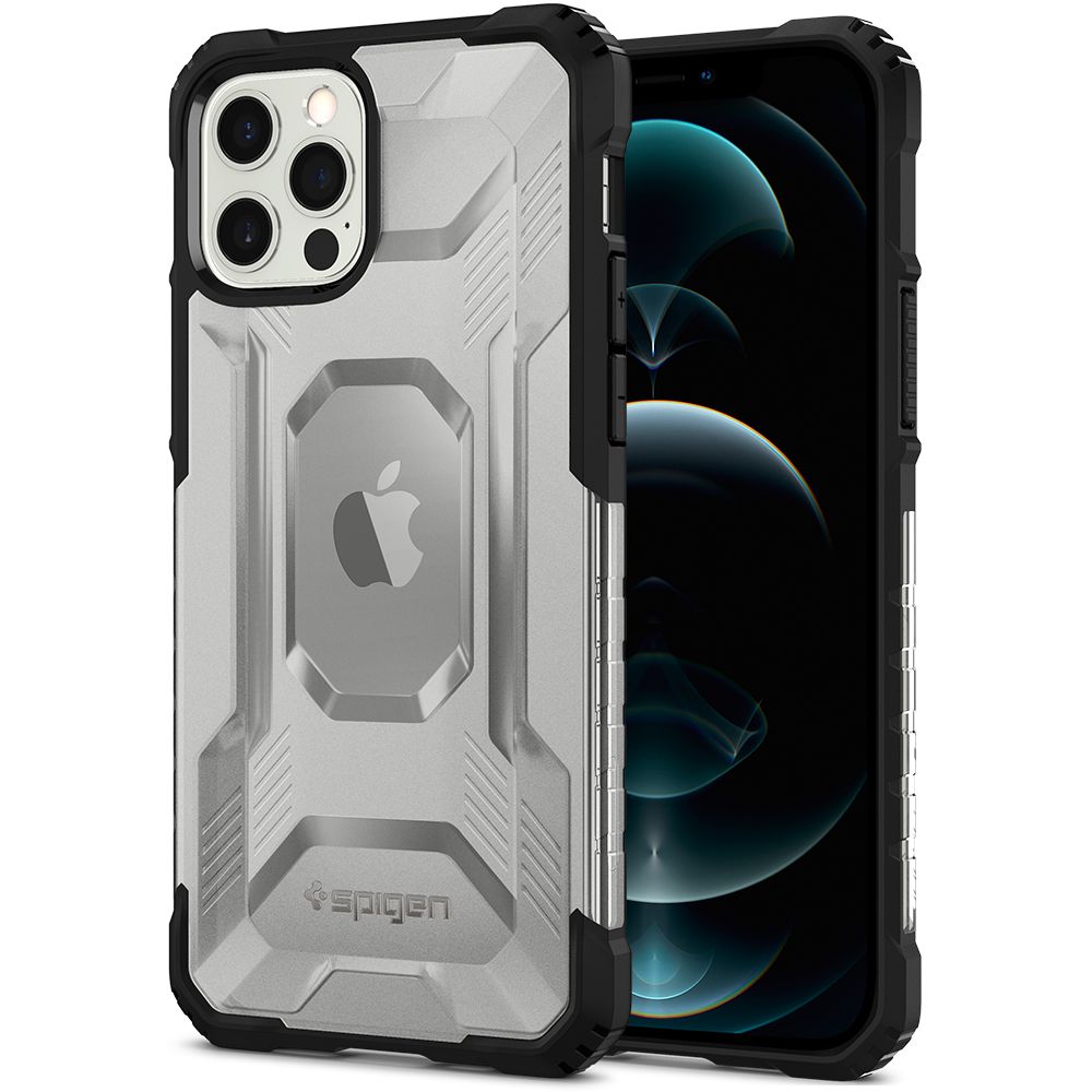 Pokrowiec etui Spigen Nitro Force czarne APPLE iPhone 12 / 9