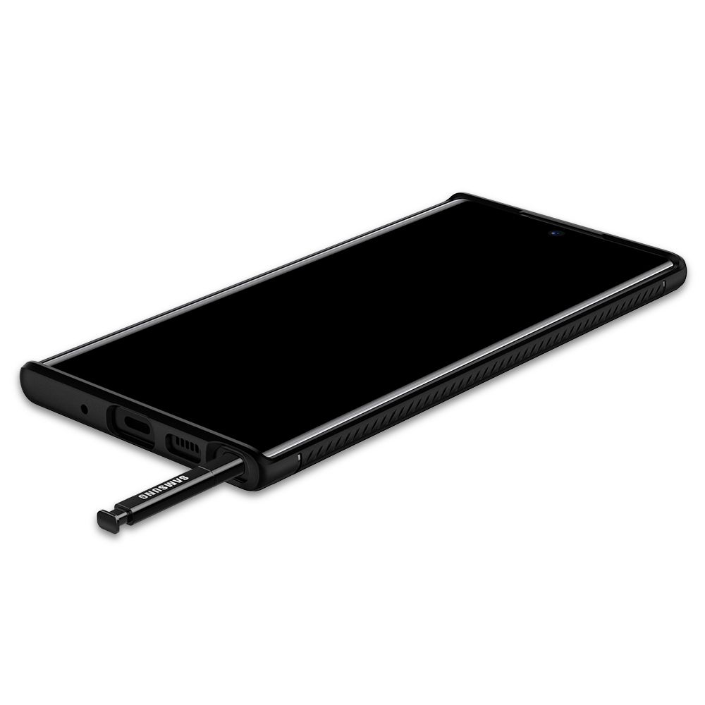 Pokrowiec etui Spigen Rugged Armor Czarne SAMSUNG Galaxy Note 10+ / 8