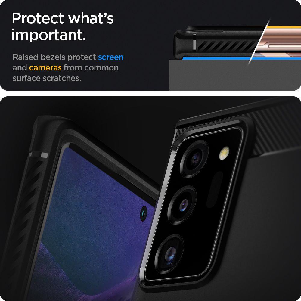 Pokrowiec etui Spigen Rugged Armor czarne SAMSUNG Galaxy Note 20 Ultra / 12