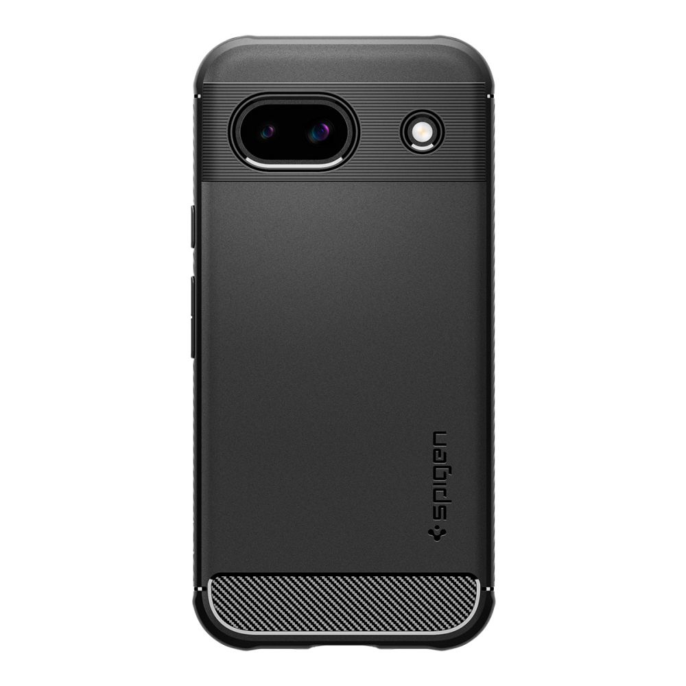 Pokrowiec etui Spigen Rugged Armor czarne Google Pixel 8a / 8