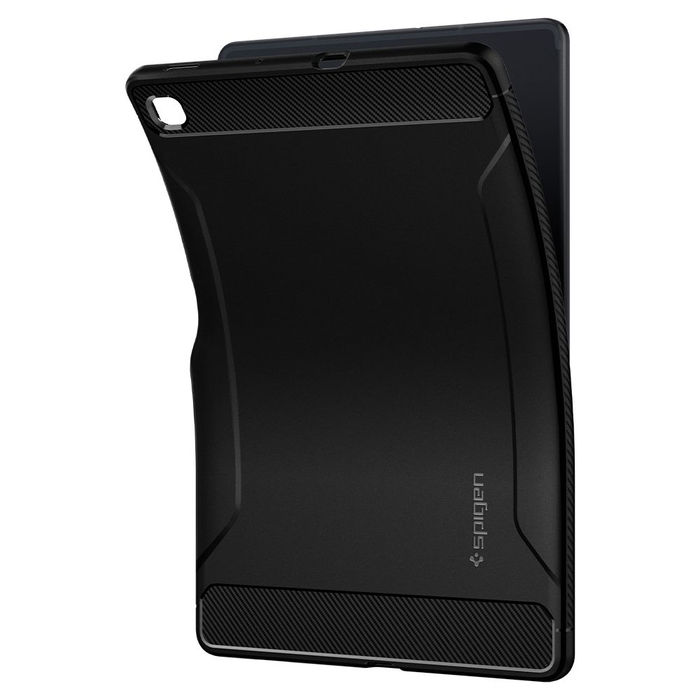 Pokrowiec etui Spigen Rugged Armor Czarne SAMSUNG Galaxy Tab S6 Lite 10.4 / 8