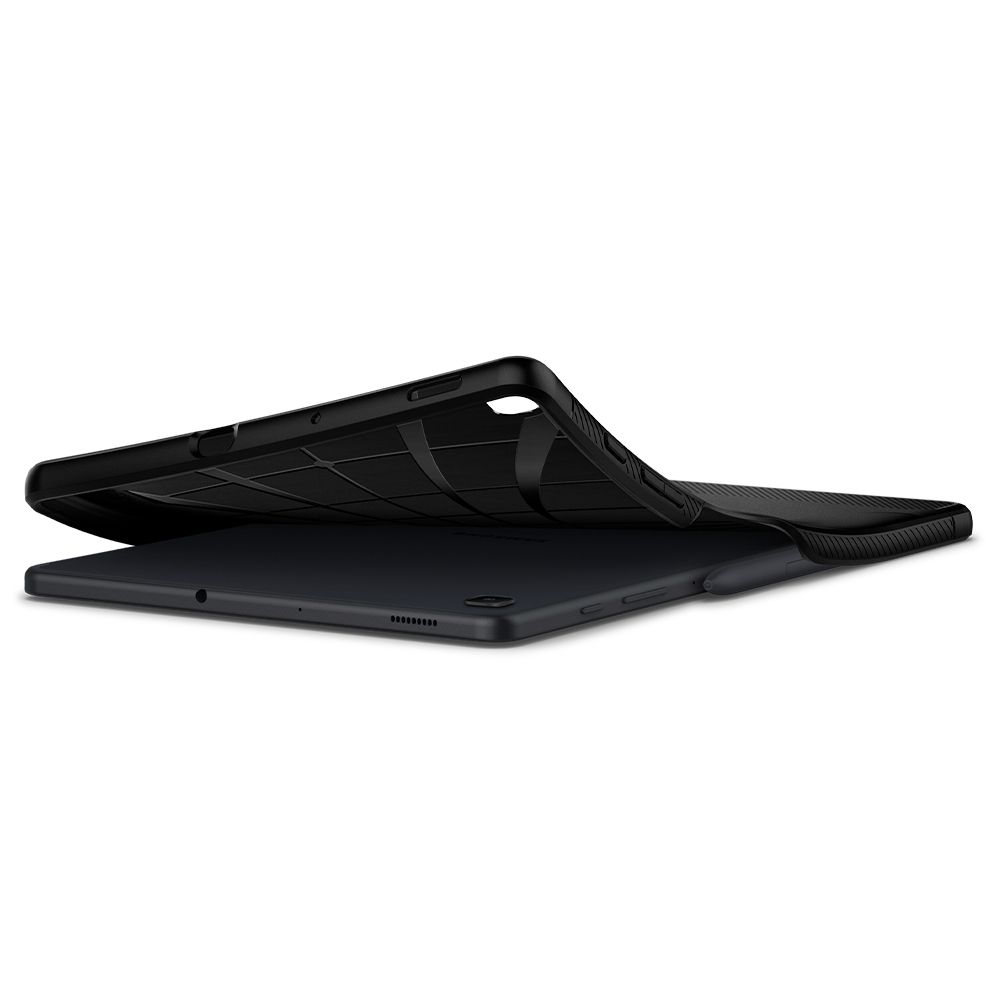 Pokrowiec etui Spigen Rugged Armor Czarne SAMSUNG Galaxy Tab S6 Lite 10.4 / 9