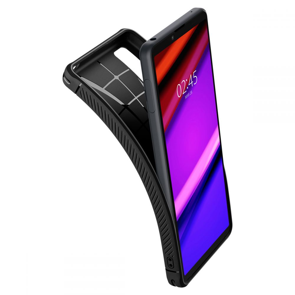 Pokrowiec etui Spigen Rugged Armor czarne SONY Xperia 10 IV / 8