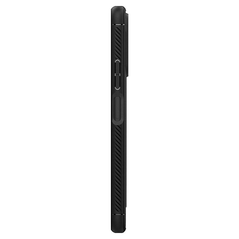 Pokrowiec etui Spigen Rugged Armor czarne Xiaomi Redmi Note 10 Pro / 8
