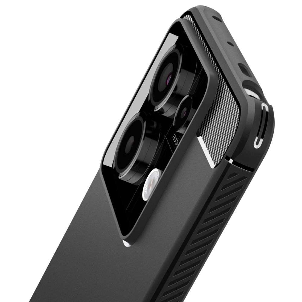 Pokrowiec etui Spigen Rugged Armor czarne Xiaomi Redmi Note 13 Pro 5G / 10