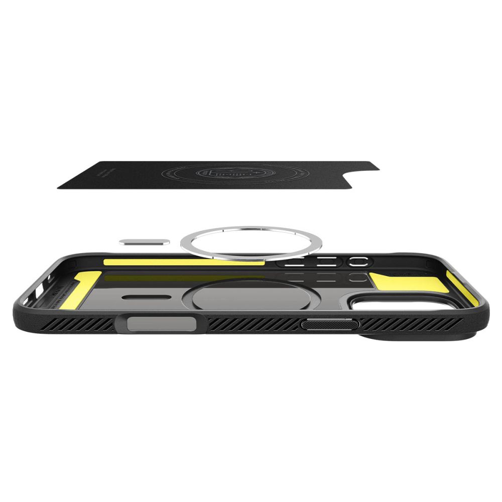 Pokrowiec etui Spigen Rugged Armor Mag Magsafe czarne APPLE iPhone 16 Pro Max / 6