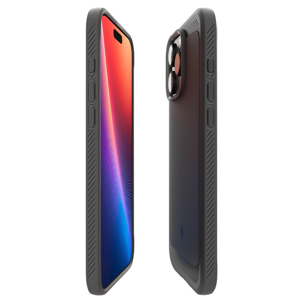 Pokrowiec etui Spigen Rugged Armor Mag Magsafe czarne APPLE iPhone 16 Pro Max / 8