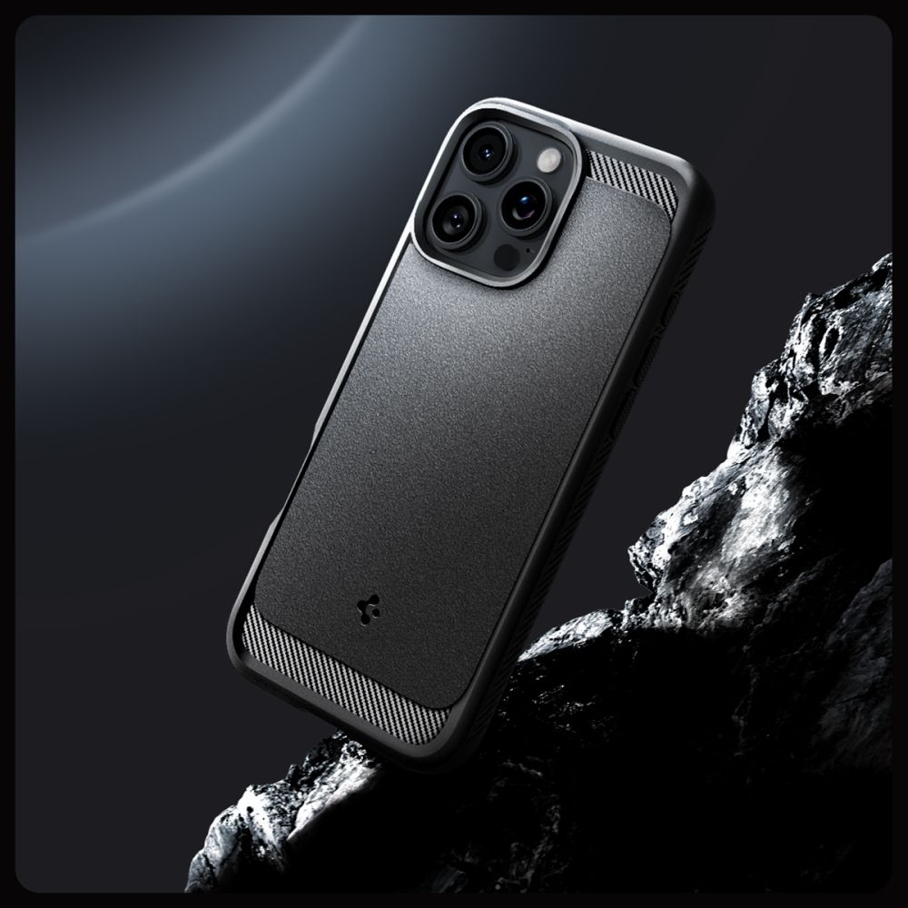 Pokrowiec etui Spigen Rugged Armor Mag Magsafe czarne APPLE iPhone 16 Pro Max / 9