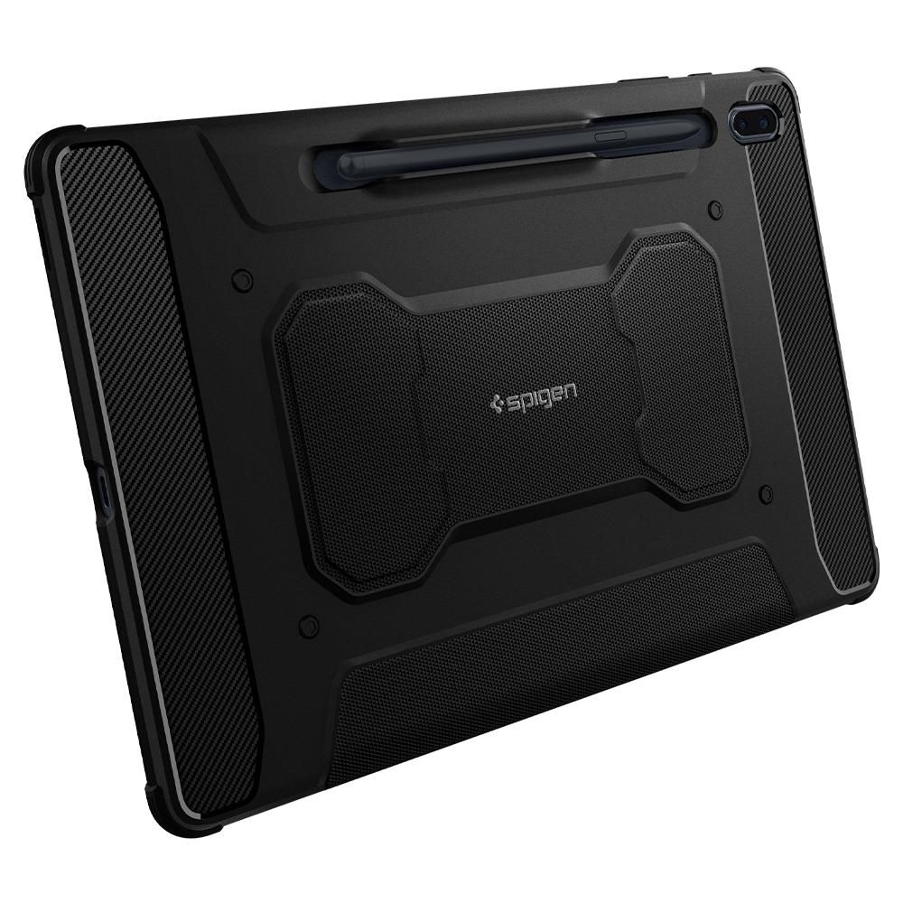 Pokrowiec etui Spigen Rugged Armor Pro czarne SAMSUNG Galaxy Tab S8 / 10