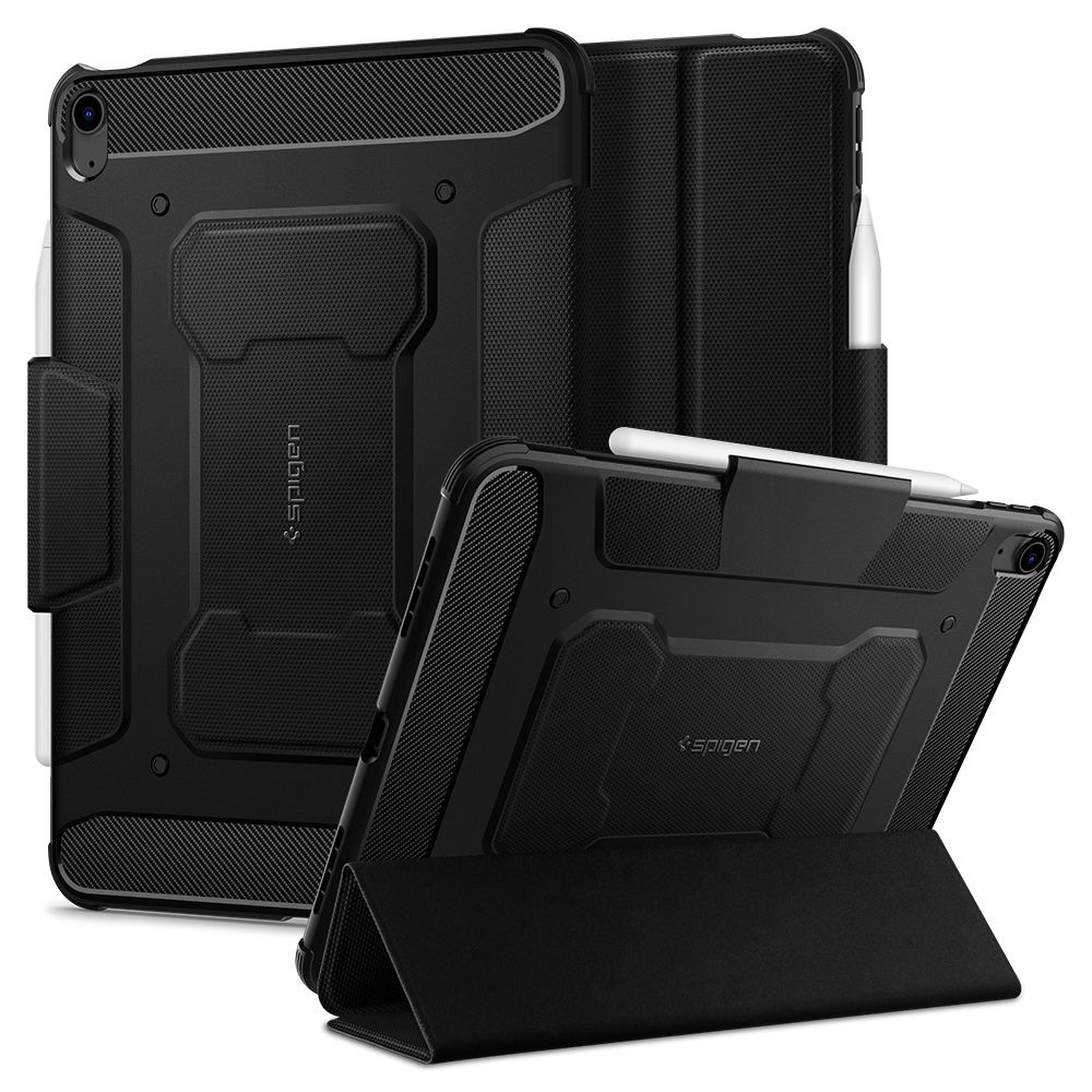 Pokrowiec etui Spigen Rugged Armor Pro czarne APPLE iPad Air 4 2020