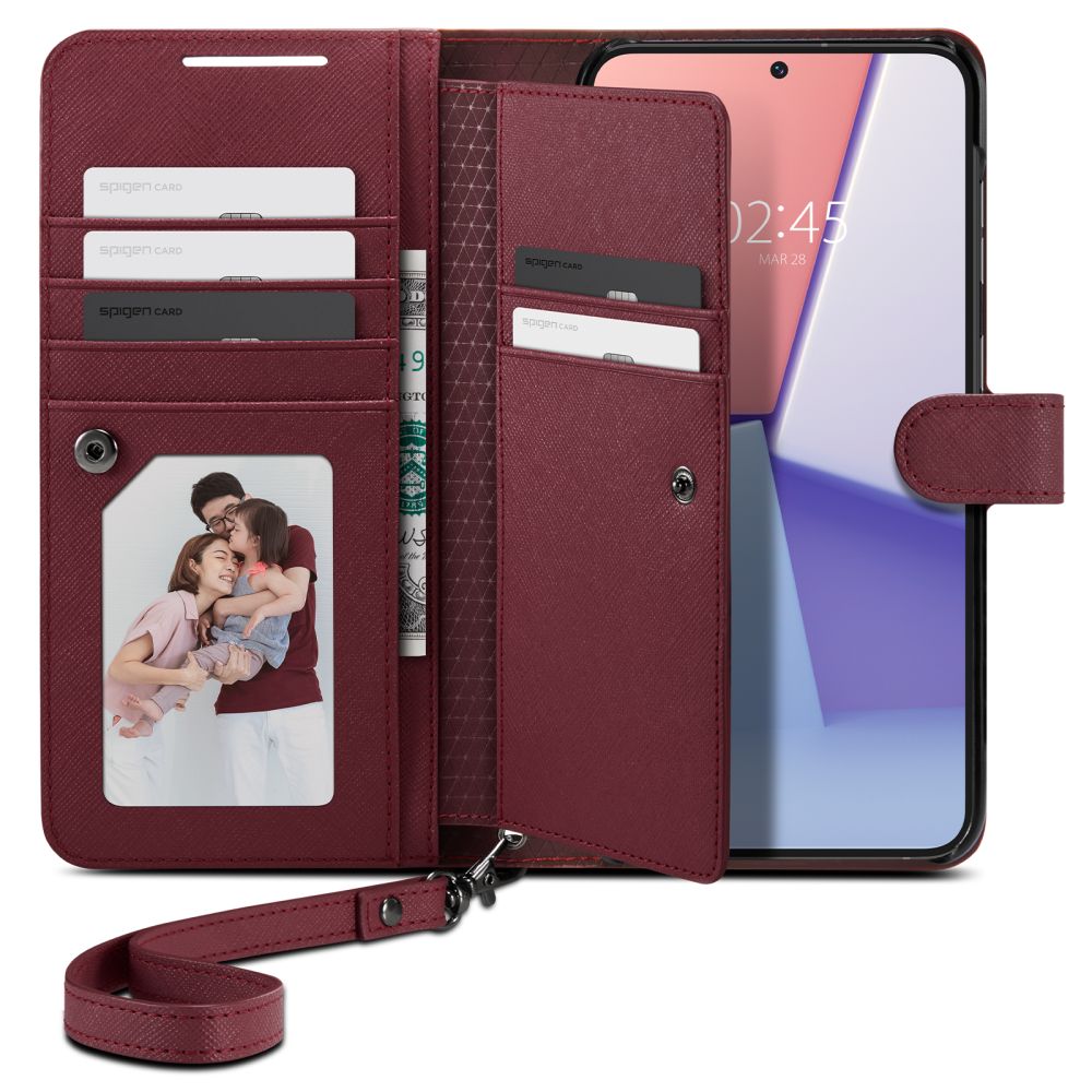 Pokrowiec etui Spigen SGP Wallet S burgundy SAMSUNG Galaxy S23 Plus / 2 Pokrowiec etui Spigen SGP Wallet S burgundy SAMSUNG Galaxy S23 Plus / 2