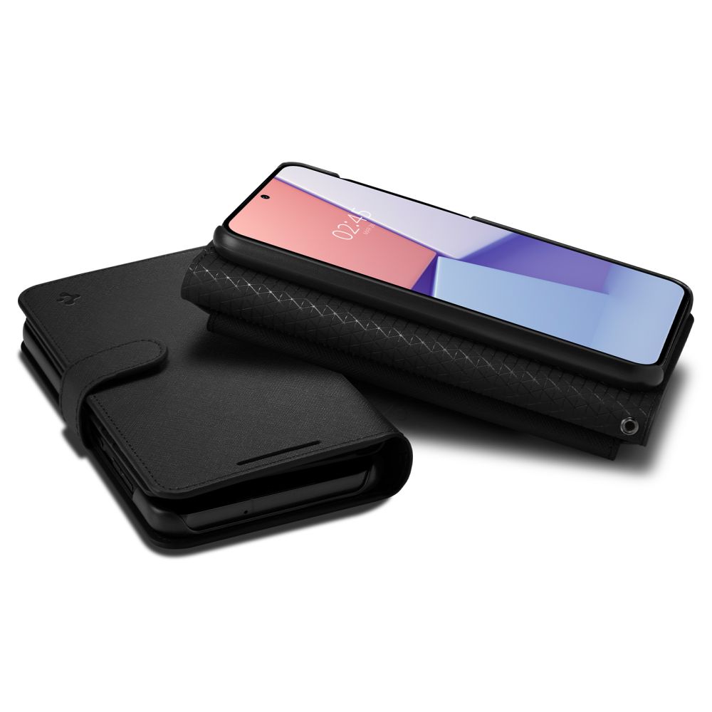 Pokrowiec etui Spigen SGP Wallet S czarne SAMSUNG Galaxy S23 Plus / 10