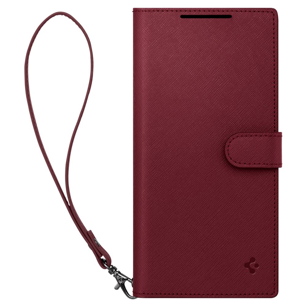 Pokrowiec etui Spigen SGP Wallet S Plus burgundy SAMSUNG Galaxy S23 Ultra / 4