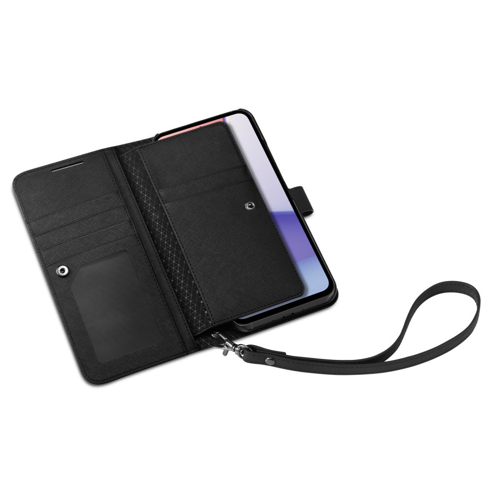 Pokrowiec etui Spigen SGP Wallet S Plus czarne SAMSUNG Galaxy A54 5G / 8