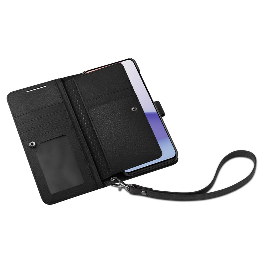 Pokrowiec etui Spigen SGP Wallet S Plus czarne SAMSUNG Galaxy S23 / 7