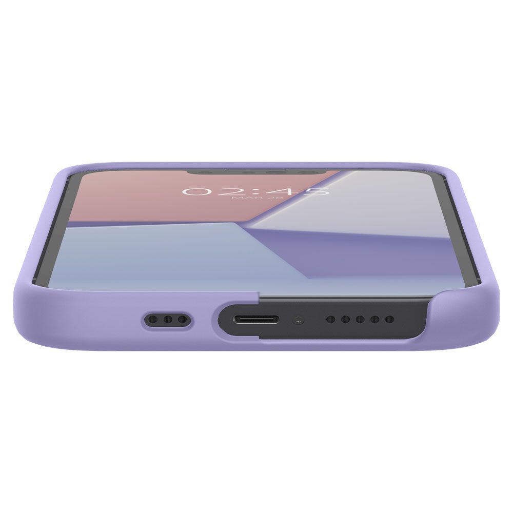 Pokrowiec etui Spigen Silicone Fit Iris purple APPLE iPhone 13 / 9