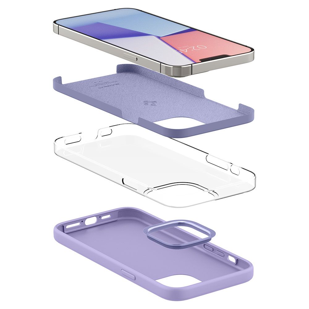 Pokrowiec etui Spigen Silicone Fit Iris purple APPLE iPhone 13 Pro Max / 8