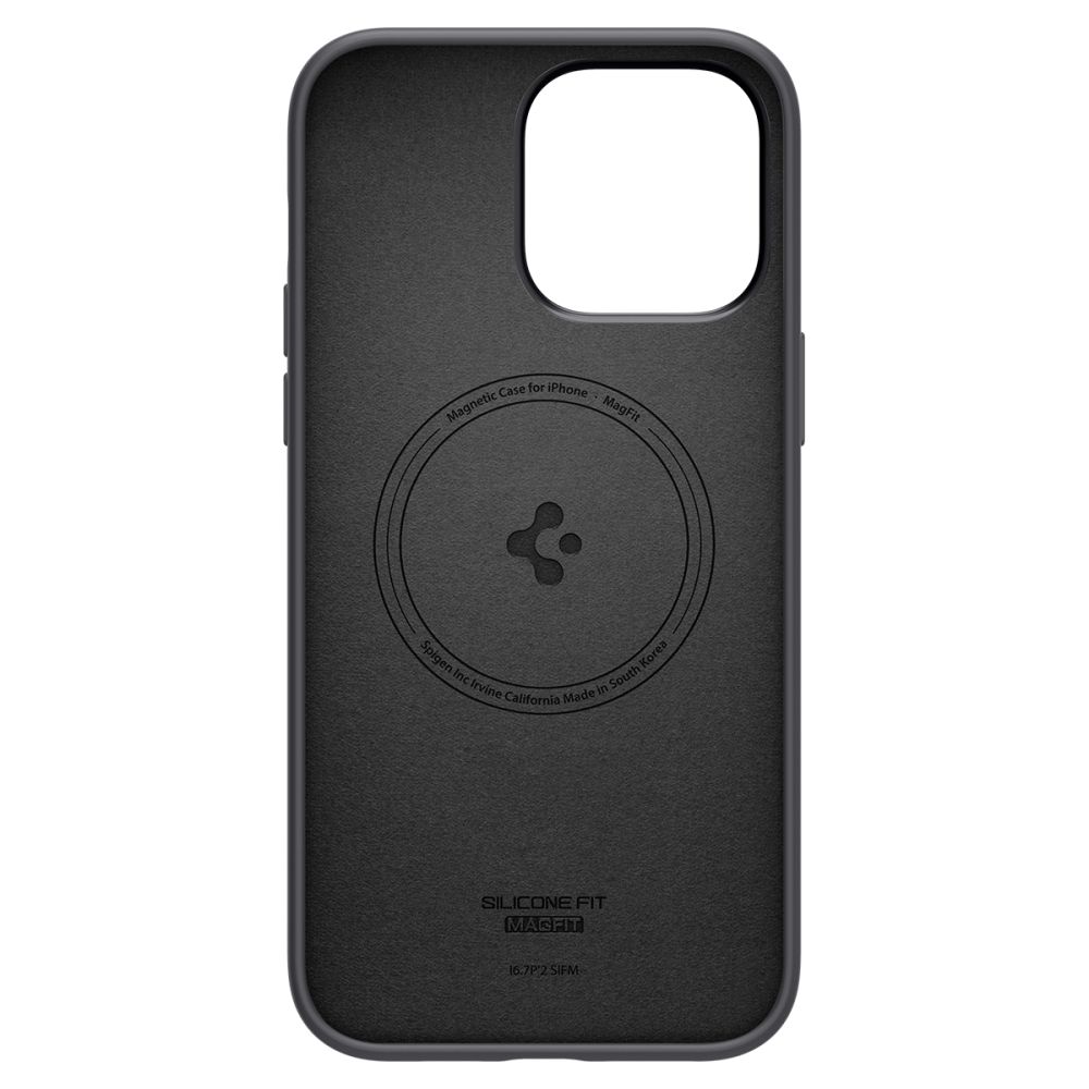 Pokrowiec etui Spigen Silicone Fit Mag Magsafe czarne APPLE iPhone 14 Pro Max / 4