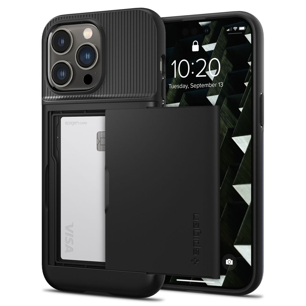 Pokrowiec etui Spigen Slim Armor Cs czarne APPLE iPhone 14 Pro Max