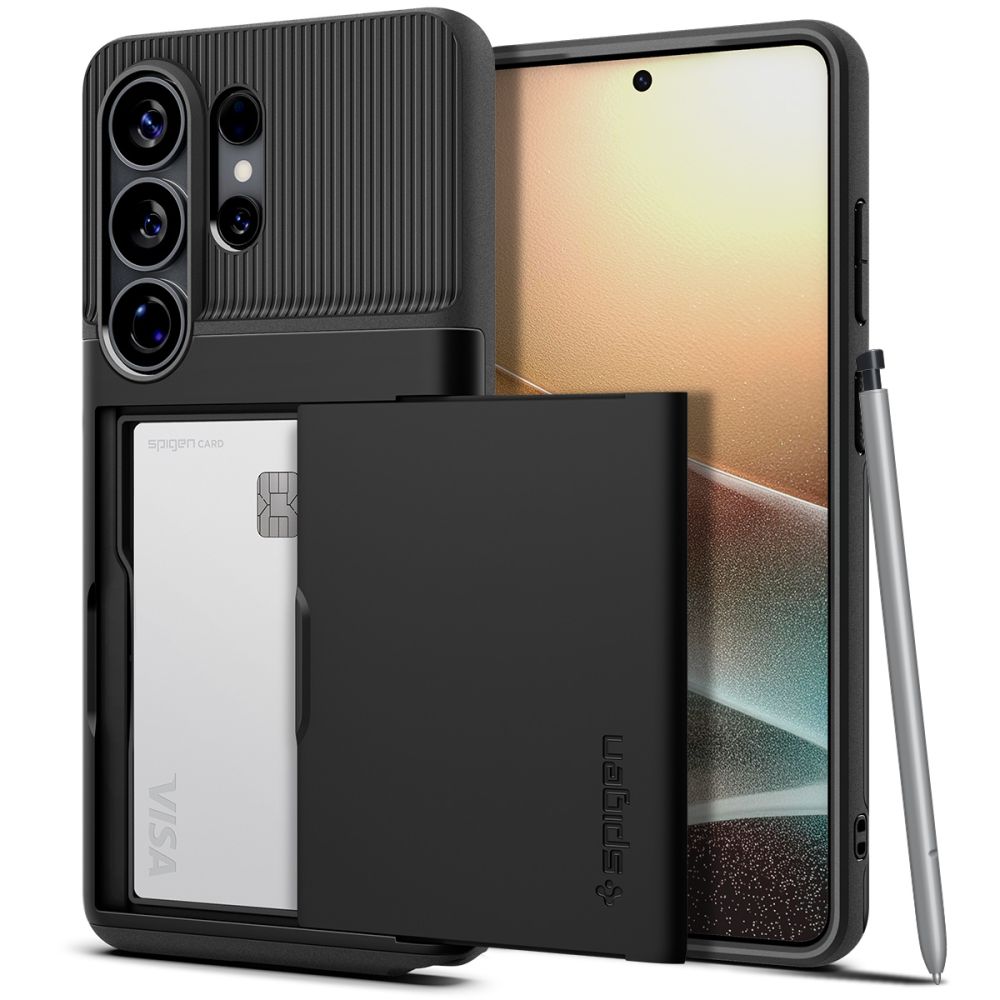 Pokrowiec etui Spigen Slim Armor Cs czarne SAMSUNG Galaxy S26 Ultra