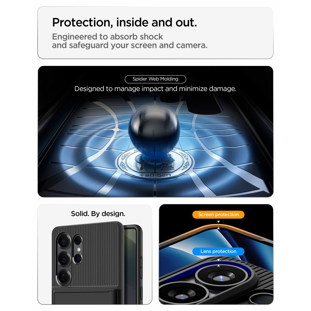 Pokrowiec etui Spigen Slim Armor Cs czarne SAMSUNG Galaxy S26 Ultra / 10