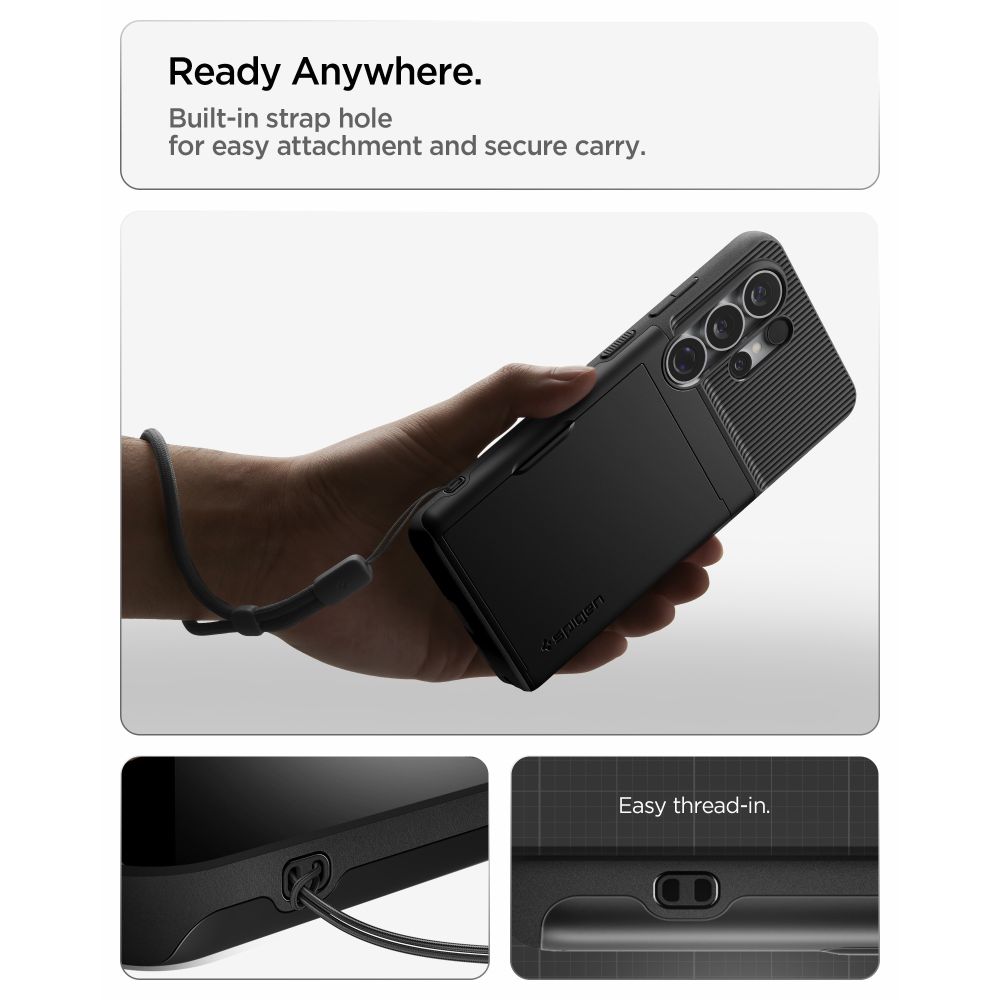 Pokrowiec etui Spigen Slim Armor Cs czarne SAMSUNG Galaxy S26 Ultra / 11