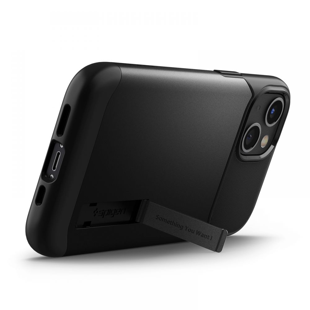 Pokrowiec etui Spigen Slim Armor czarne APPLE iPhone 13 / 2