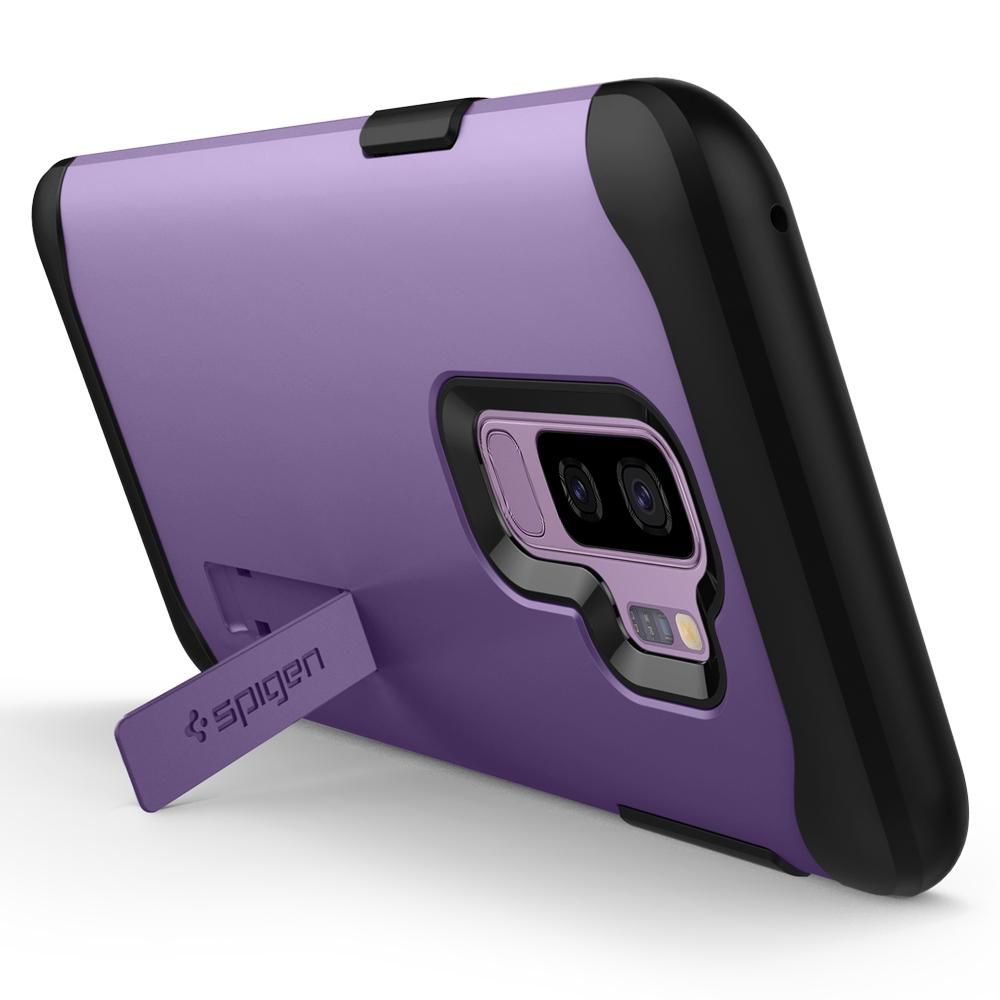 Pokrowiec etui Spigen Slim Armor Lilac Purple SAMSUNG Galaxy S9 Plus / 3