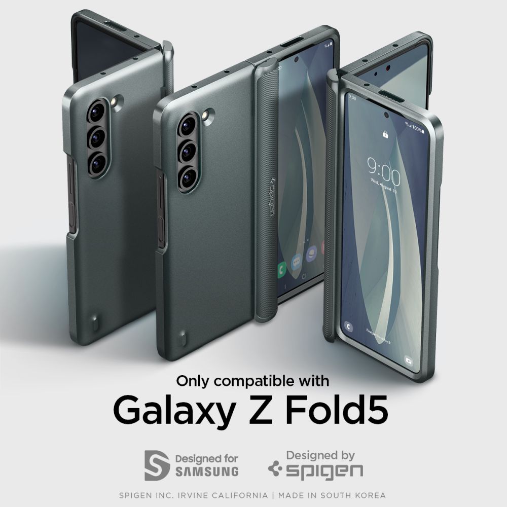 Pokrowiec etui Spigen Slim Armor Pro Abyss zielone SAMSUNG Galaxy Z Fold 5 / 2